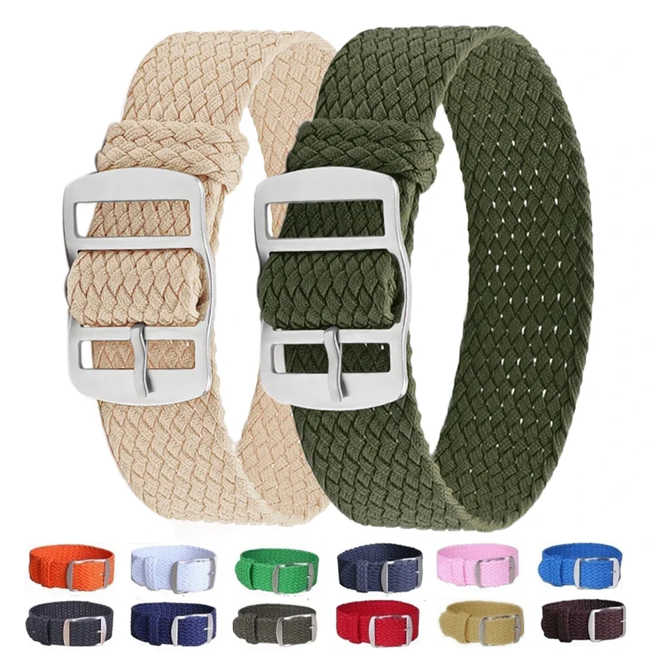 Perlon Strap Woven - 14mm 16mm 18mm 20mm 22mm Perlon