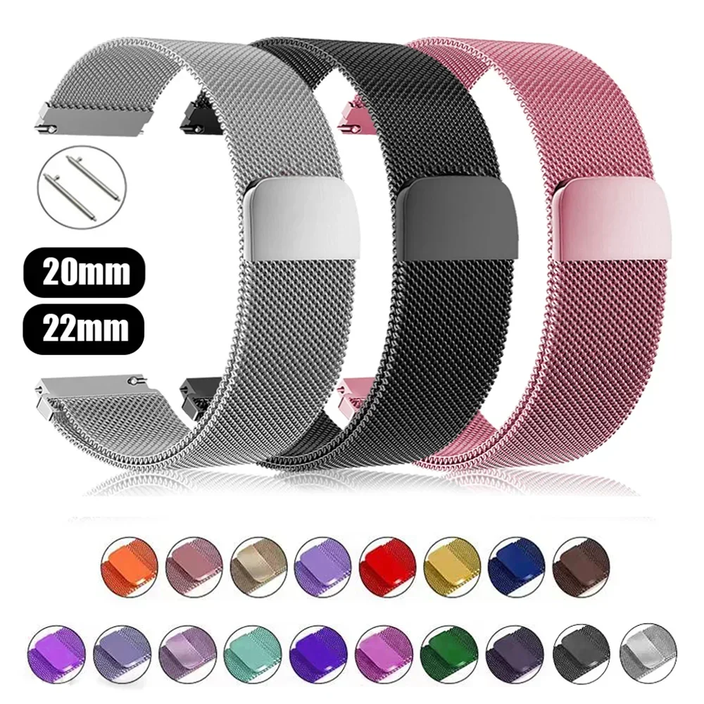 Milanese Loop Magnetic - Milanese Loop dla Samsung Galaxy watch
