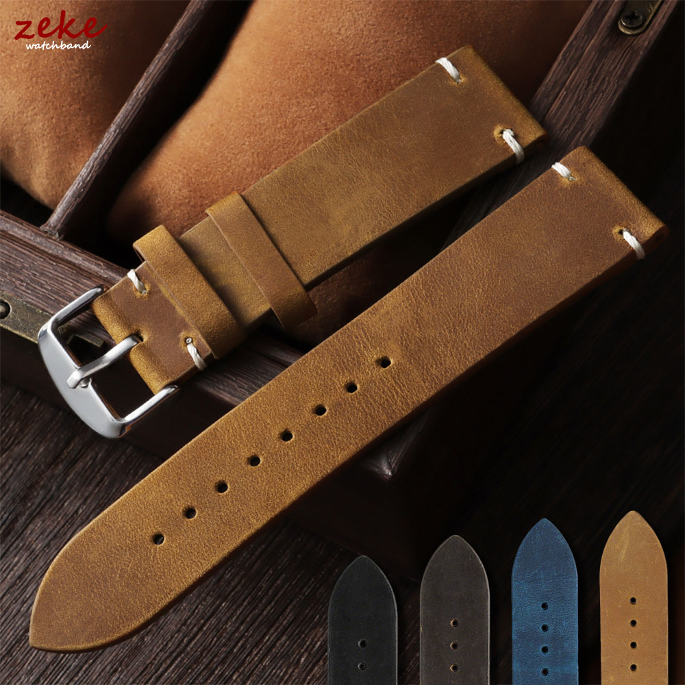 Suede Strap Watch - Pasek do zegarka vintage z miękkiej