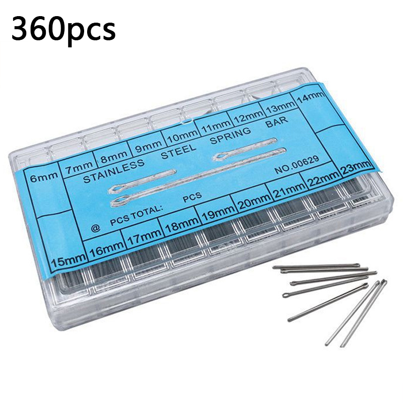 Spring Bar Tool Set - 360 sztuk rozporowych szpilek ze stali