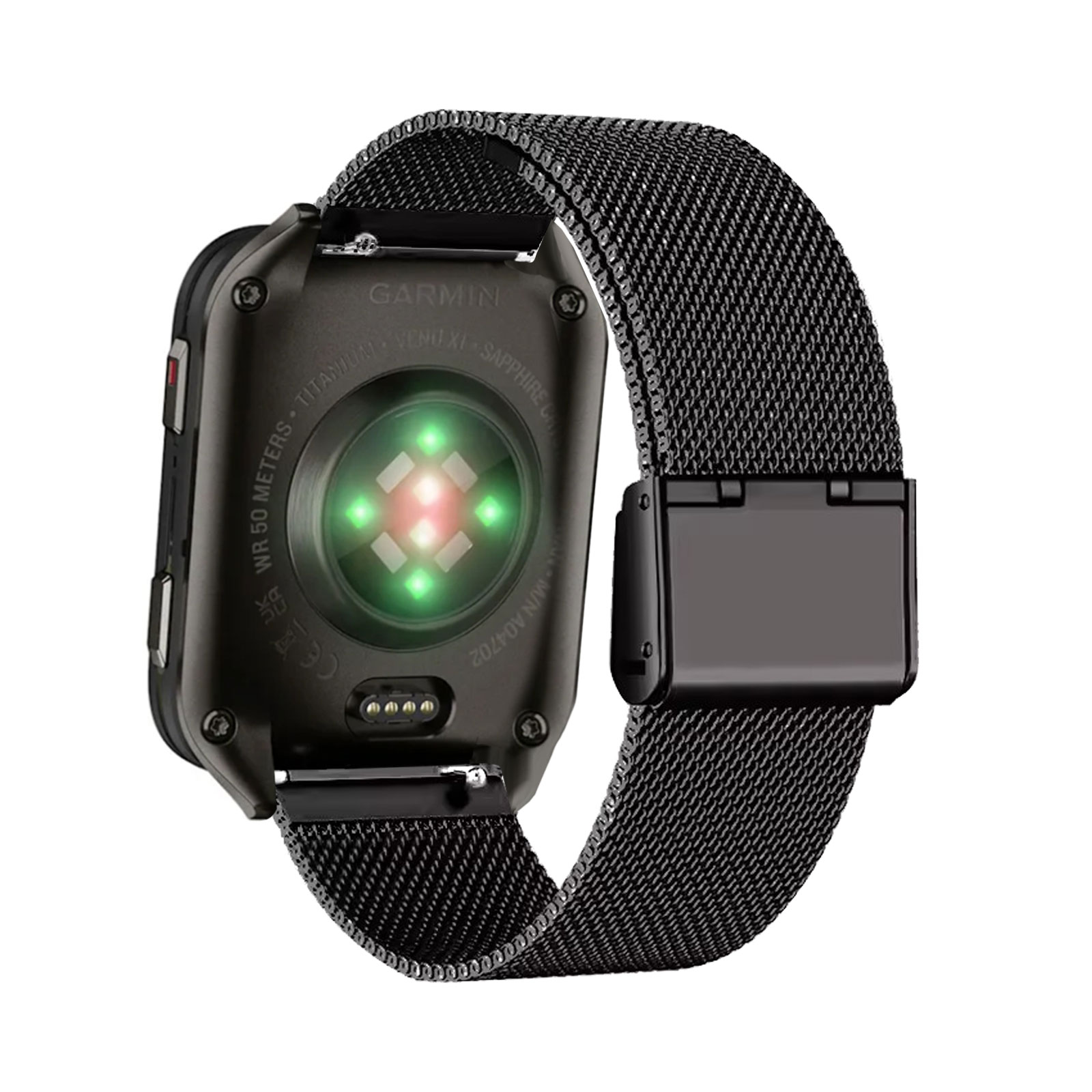 Mesh Strap Metal - Metalowe paski do Garmin Venu X1,