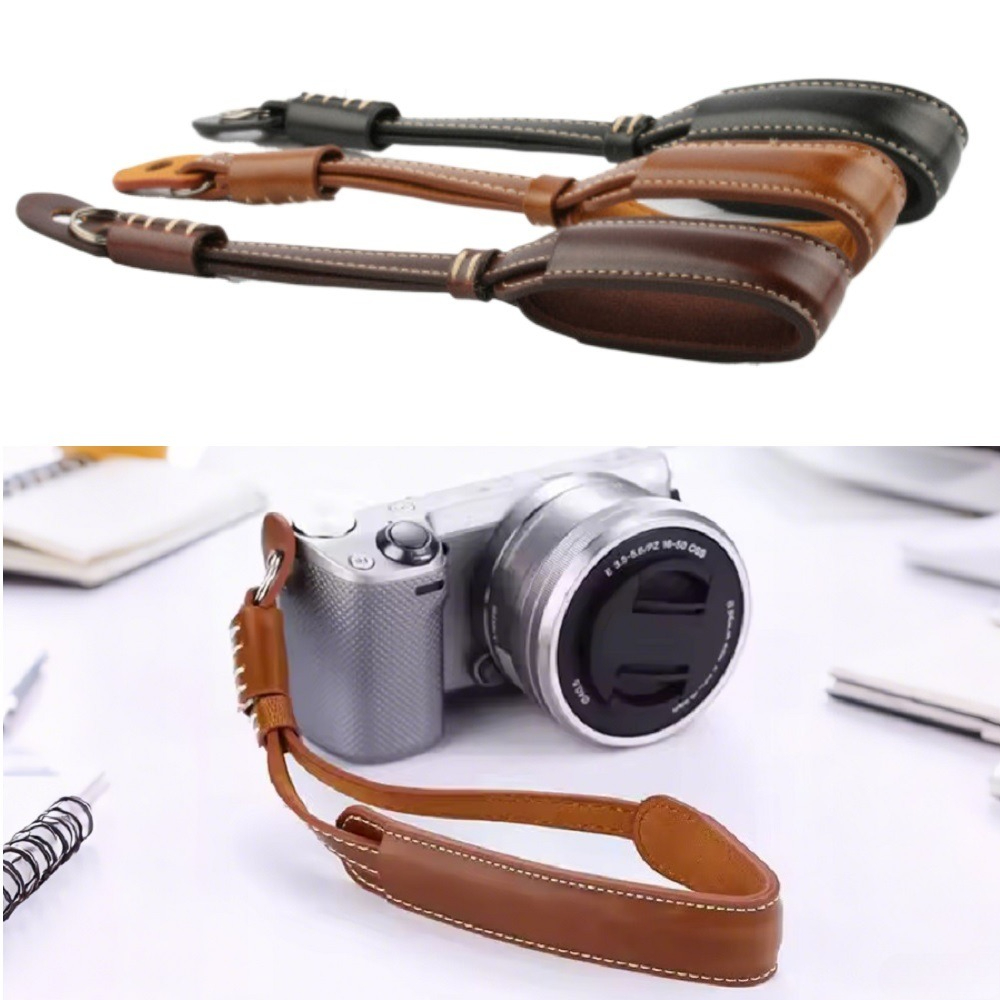 Leather Strap Quick Release - Szybkozłączny pasek na nadgarstek do aparatu,
