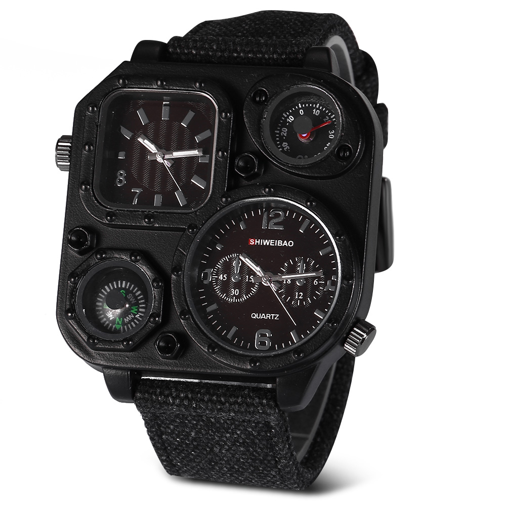 Canvas Strap Watch - Męskie zegarki kwarcowe Top marka luksusowy