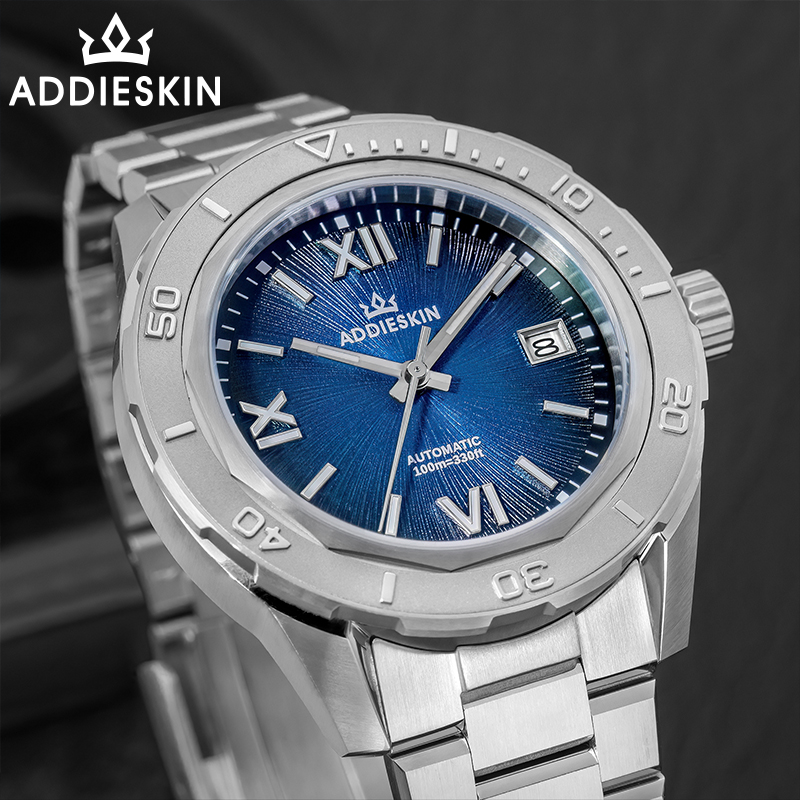 Stainless Bracelet Diver - AddiesKin K002 Automatyczny Zegarek Mechaniczny Luksusowy