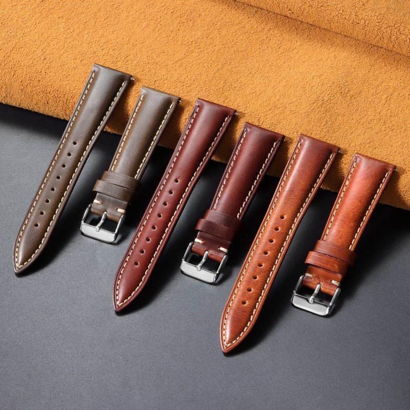 Leather Strap Quick Release - Pasek do zegarka ze skóry bydlęcej