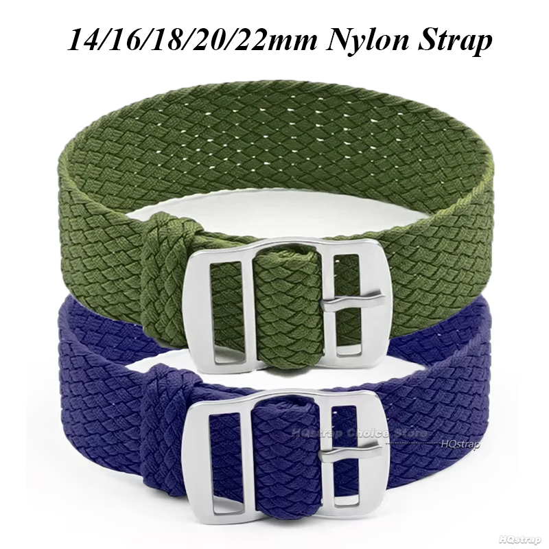 Perlon Strap Woven - 16mm 18mm 20mm 22mm Pasek do