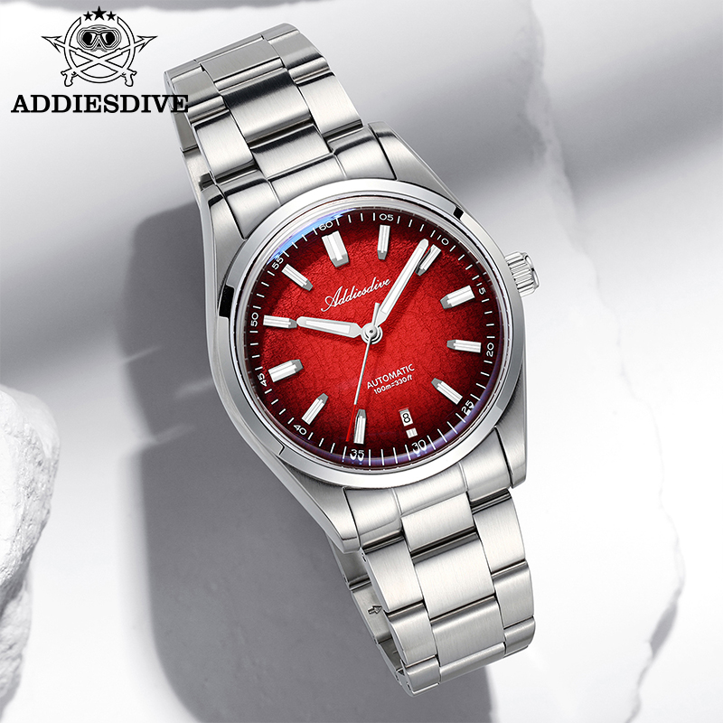 Stainless Bracelet Diver - ADDIESDIVE Zegarek na prezent 39mm Automatyczny