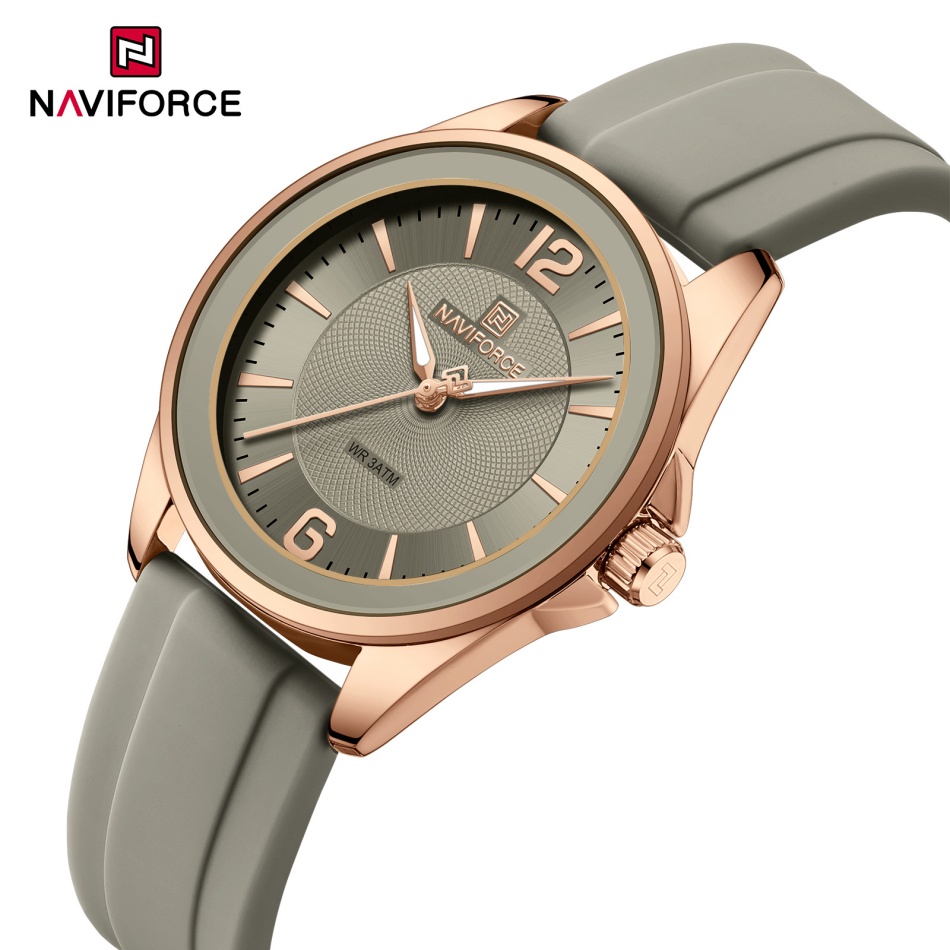 Silicone Band Women - Nowe Zegarki Damskie NAVIFORCE Sportowy Silikonowy