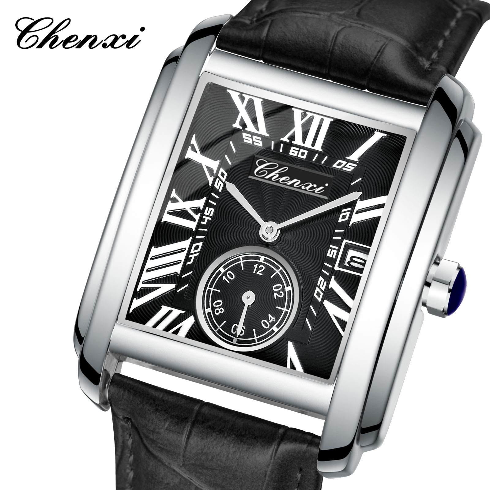Chenxi 8216 New Fashion Boy kl – Leather Watch Band Men recenzja i cena