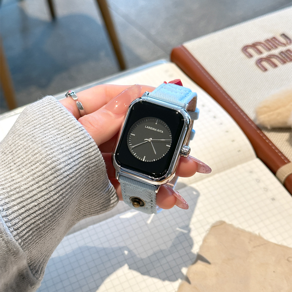 Nowy stylowy zegarek kwadratow – Canvas Strap Watch recenzja i cena
