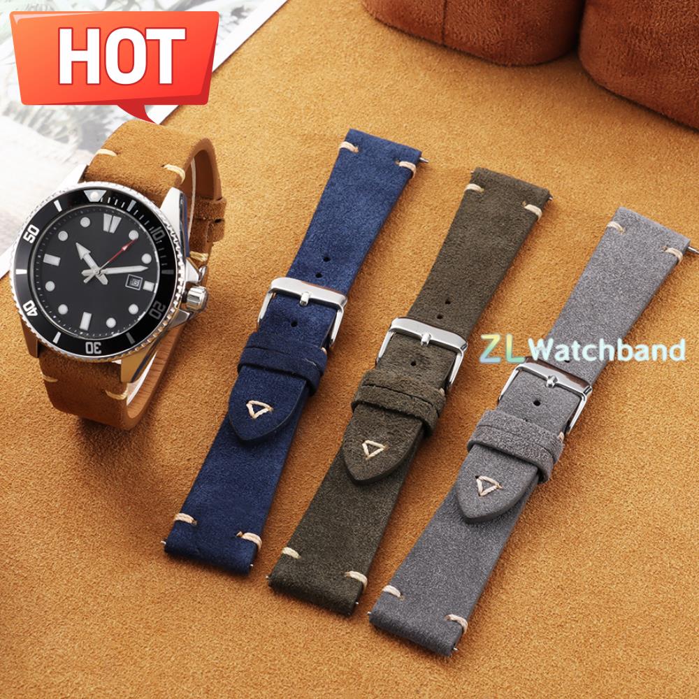 Pasek do zegarka zamszowy prem – Suede Strap Watch recenzja i cena