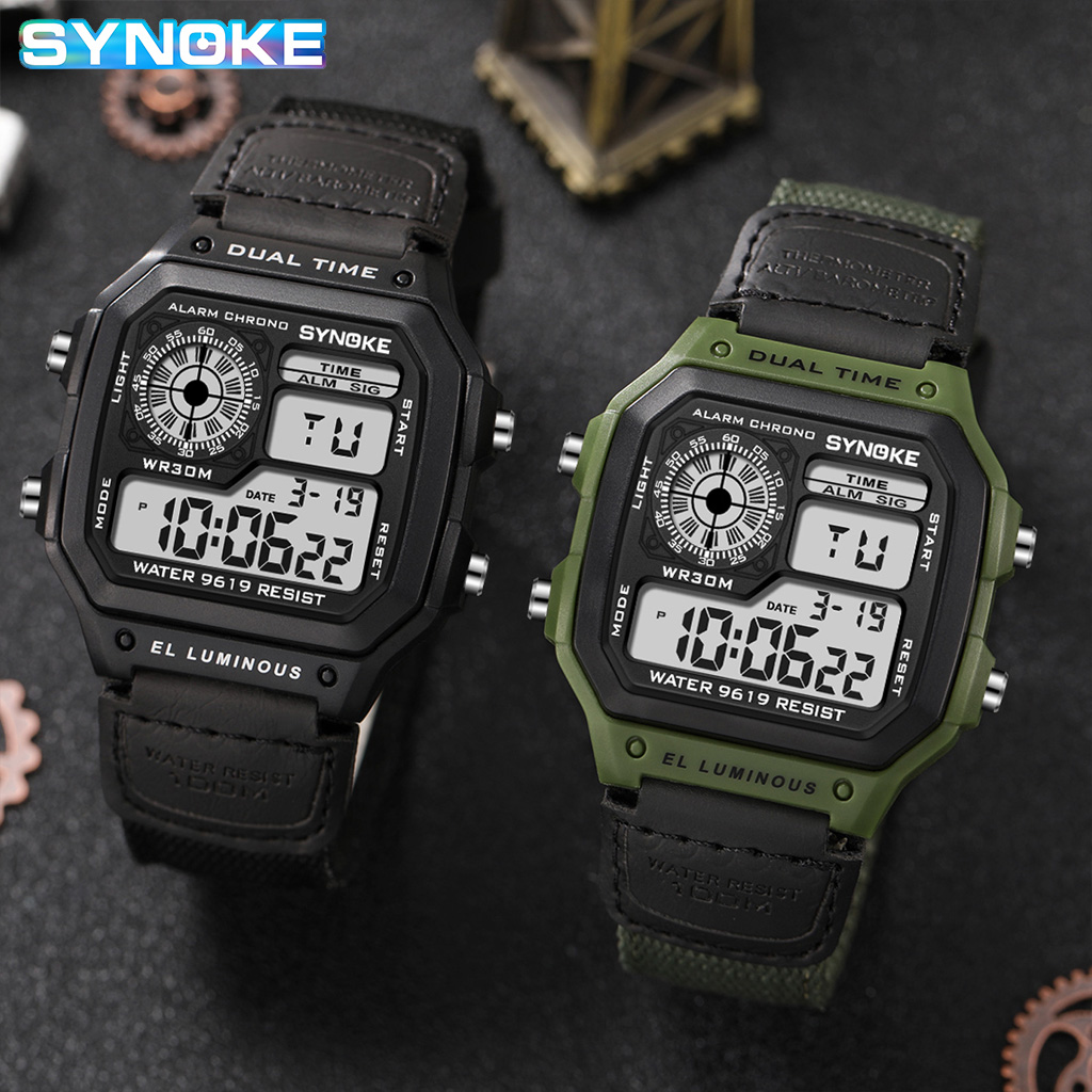 Synoke Outdoor wojskowy zegare – Canvas Strap Watch recenzja i cena