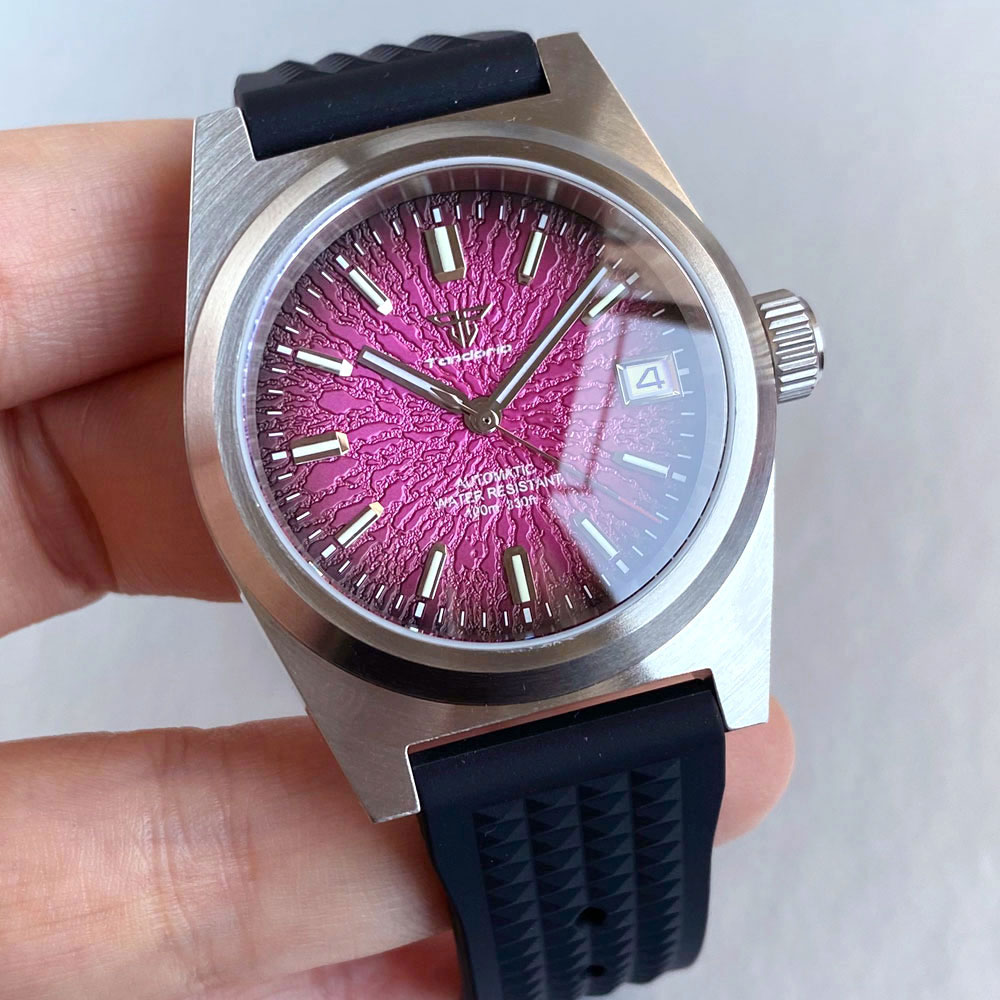 Nowy męski zegarek mechaniczny – Rubber Strap Diver recenzja i cena