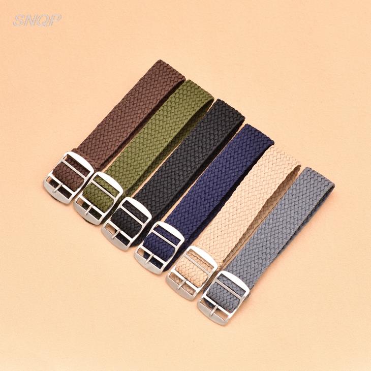 20mm 22mm Czarny granatowy jed – Perlon Strap Woven recenzja i cena