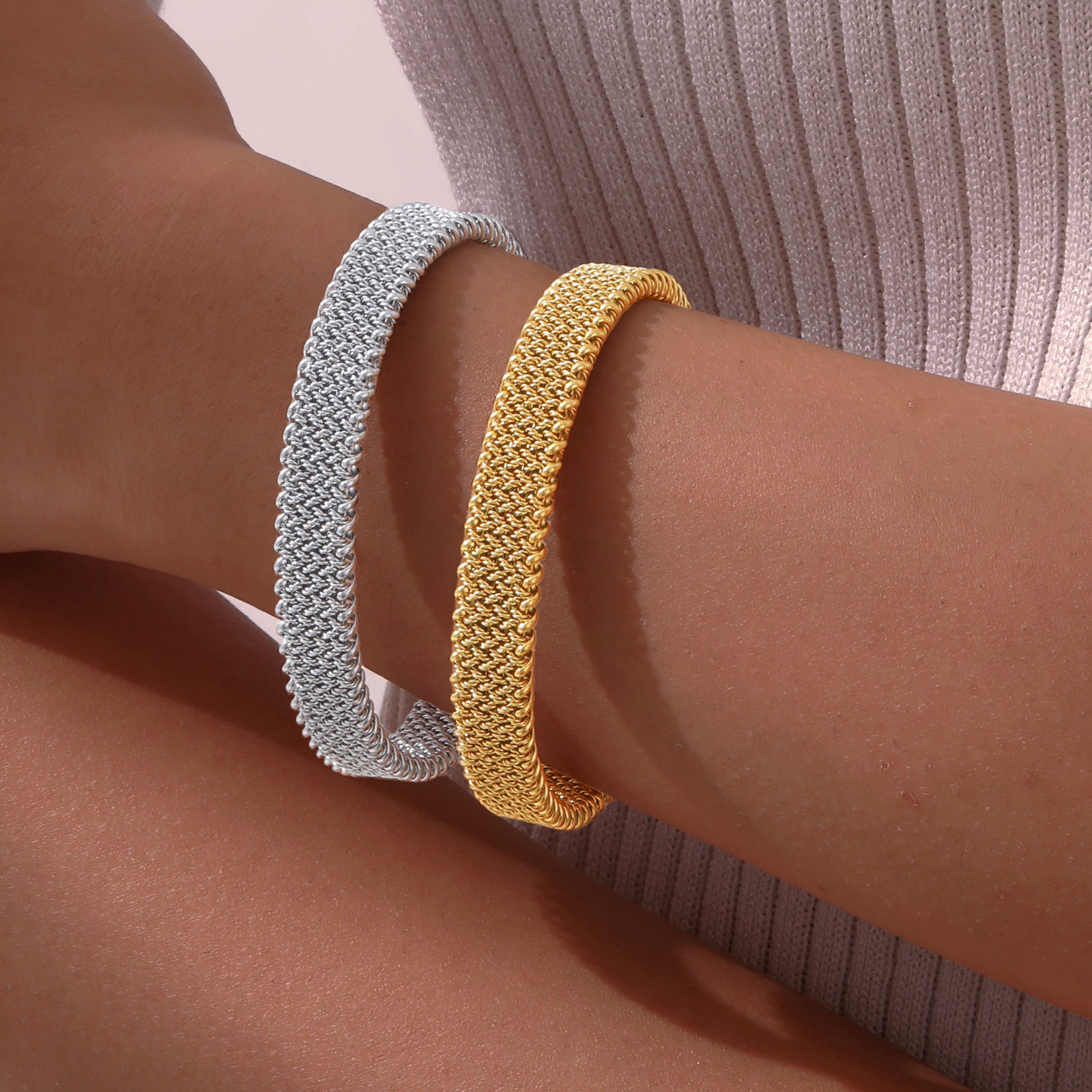 10mm pleciony rozciągliwy pase – Mesh Strap Metal recenzja i cena