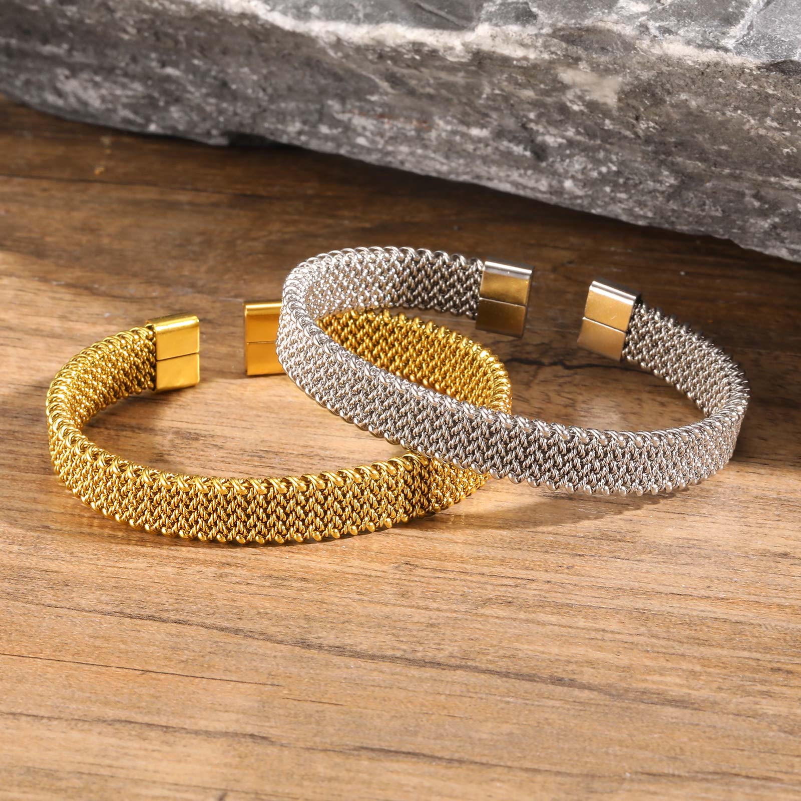 10mm pleciony rozciągliwy pase – Mesh Strap Metal recenzja i cena
