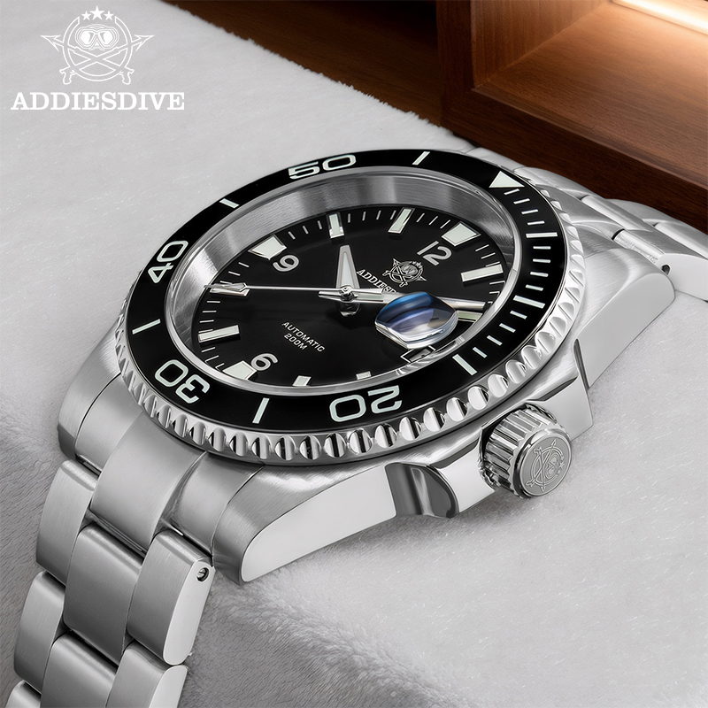 ADDIESDIVE Nowy Zegarek Nurkow – Stainless Bracelet Diver recenzja i cena