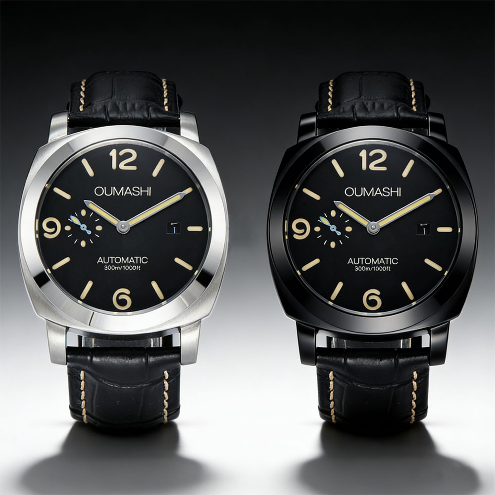 Zegarek męski 44mm, mechanizm  – Stainless Bracelet Diver recenzja i cena