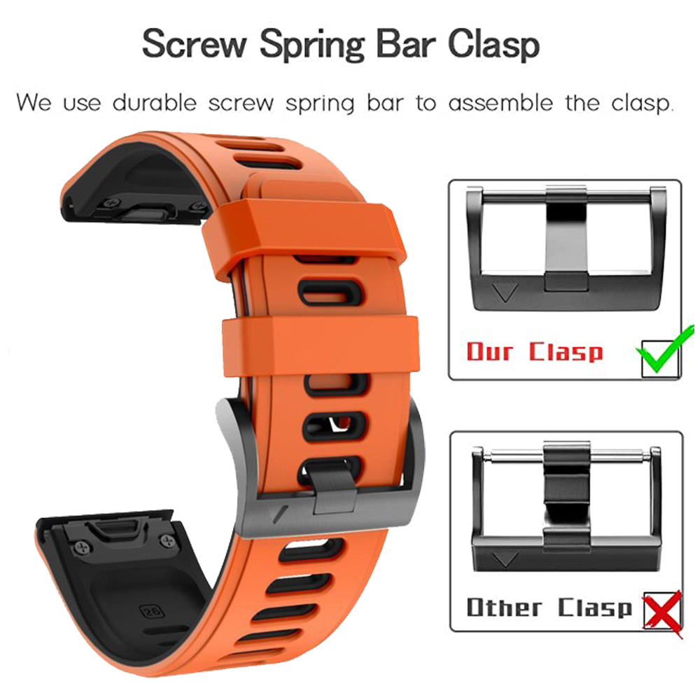Wymienne paski do zegarków 22  – Silicone Watch Band 22Mm recenzja i cena