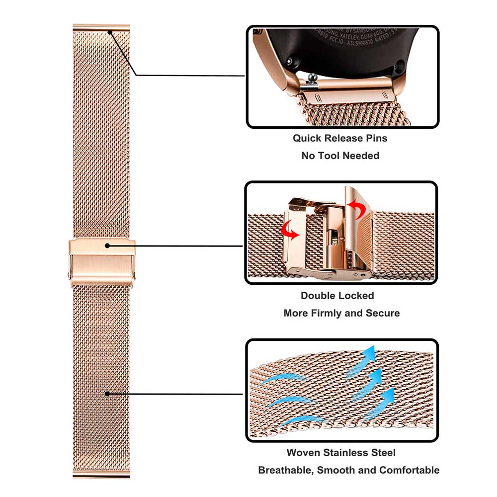 Metalowy pasek do Samsung Gala – Mesh Strap Metal recenzja i cena