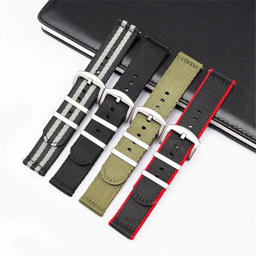 Pasek nylonowy 18/20/22/24 mm  – Canvas Strap Watch recenzja i cena