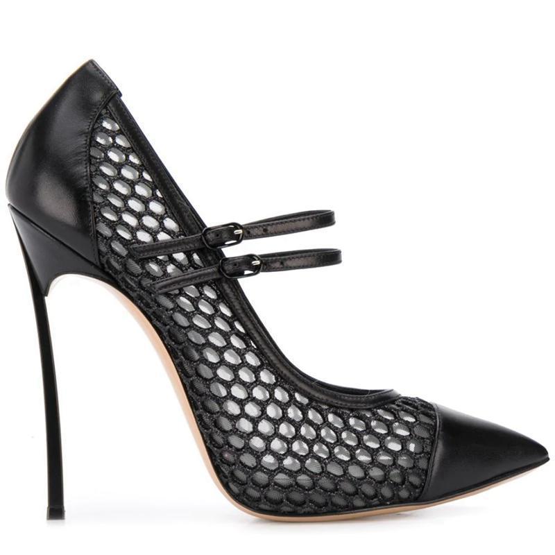 Seksowne szpilki z siateczkowy – Mesh Strap Metal recenzja i cena