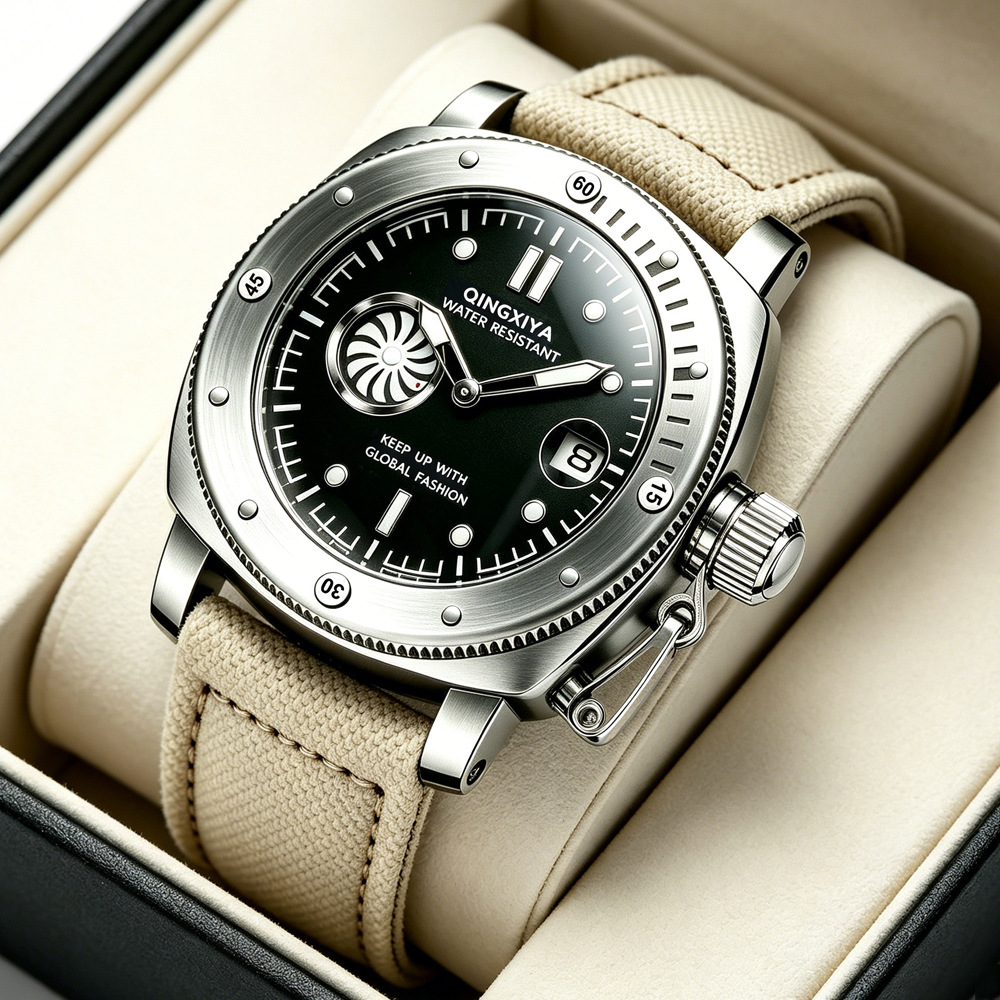 Stylowe Kreatywne Zegarki Kwar – Canvas Strap Watch recenzja i cena