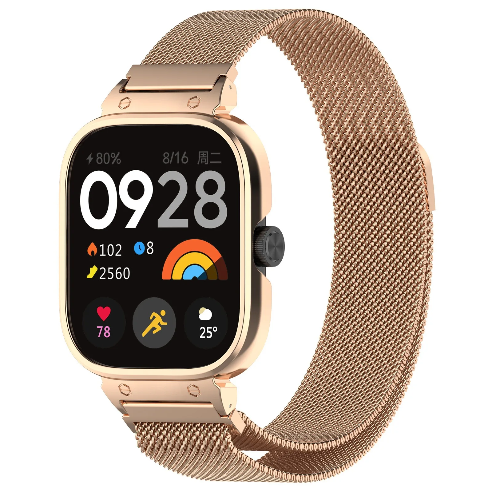 Metalowa obudowa + pasek z pęt – Milanese Loop Magnetic recenzja i cena