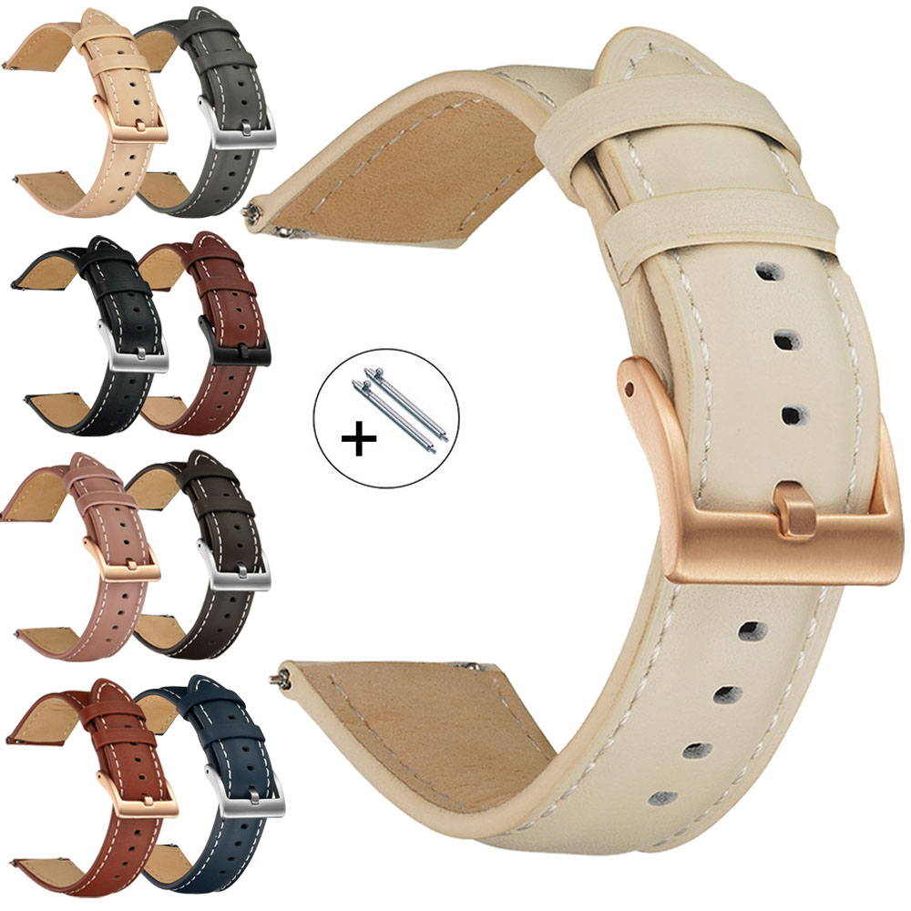 Pasek do zegarka z prawdziwej  – Leather Strap Quick Release recenzja i cena