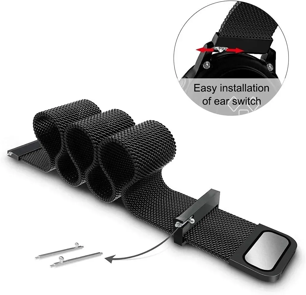 Pasek mediolański 18mm do Xiao – Milanese Loop Magnetic recenzja i cena