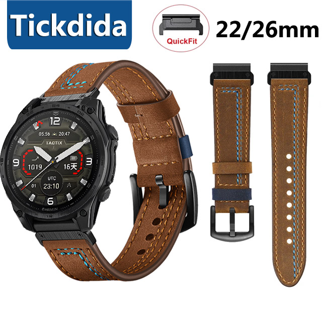 Pasek z prawdziwej skóry 22 mm – Leather Strap Quick Release recenzja i cena