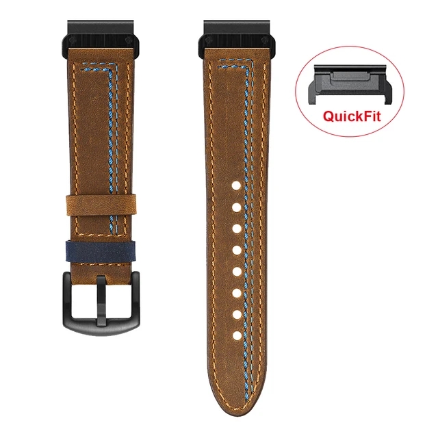 Pasek z prawdziwej skóry 22 mm – Leather Strap Quick Release recenzja i cena
