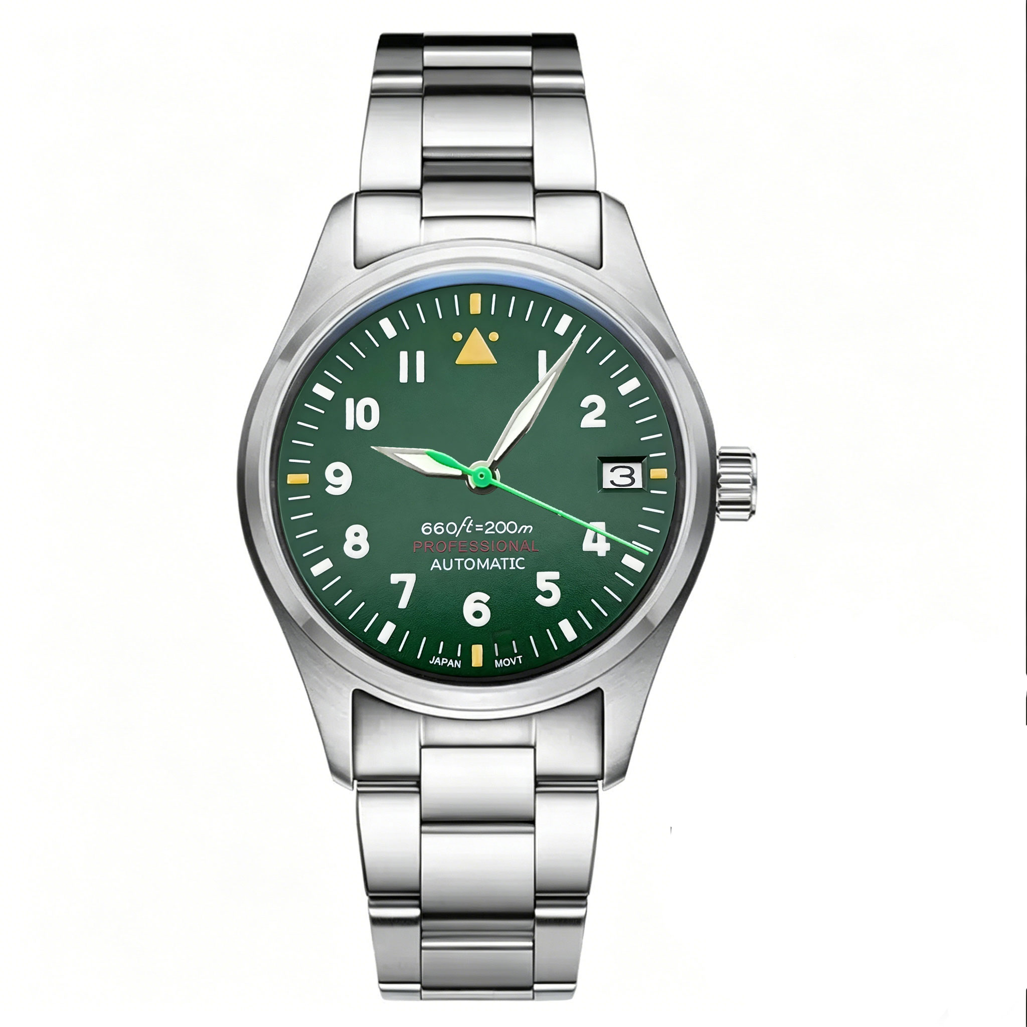 Zegarek Pilot Męski z Własnym  – Stainless Bracelet Diver recenzja i cena