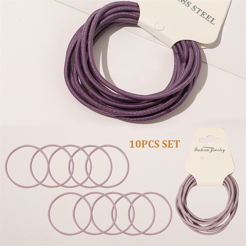 10 sztuk kobiety dziewczęta pr – Silicone Band Women recenzja i cena