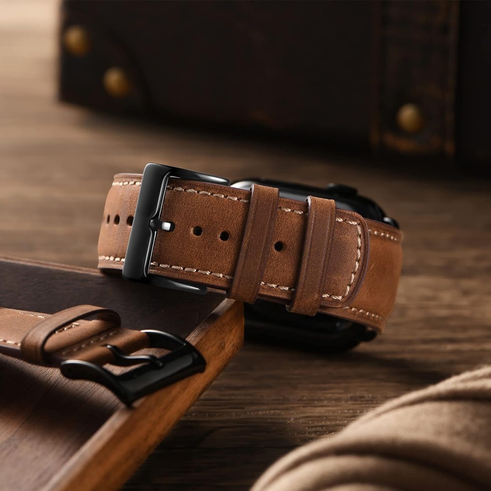 Pasek ze skóry licowej kompaty – Leather Watch Band Men recenzja i cena
