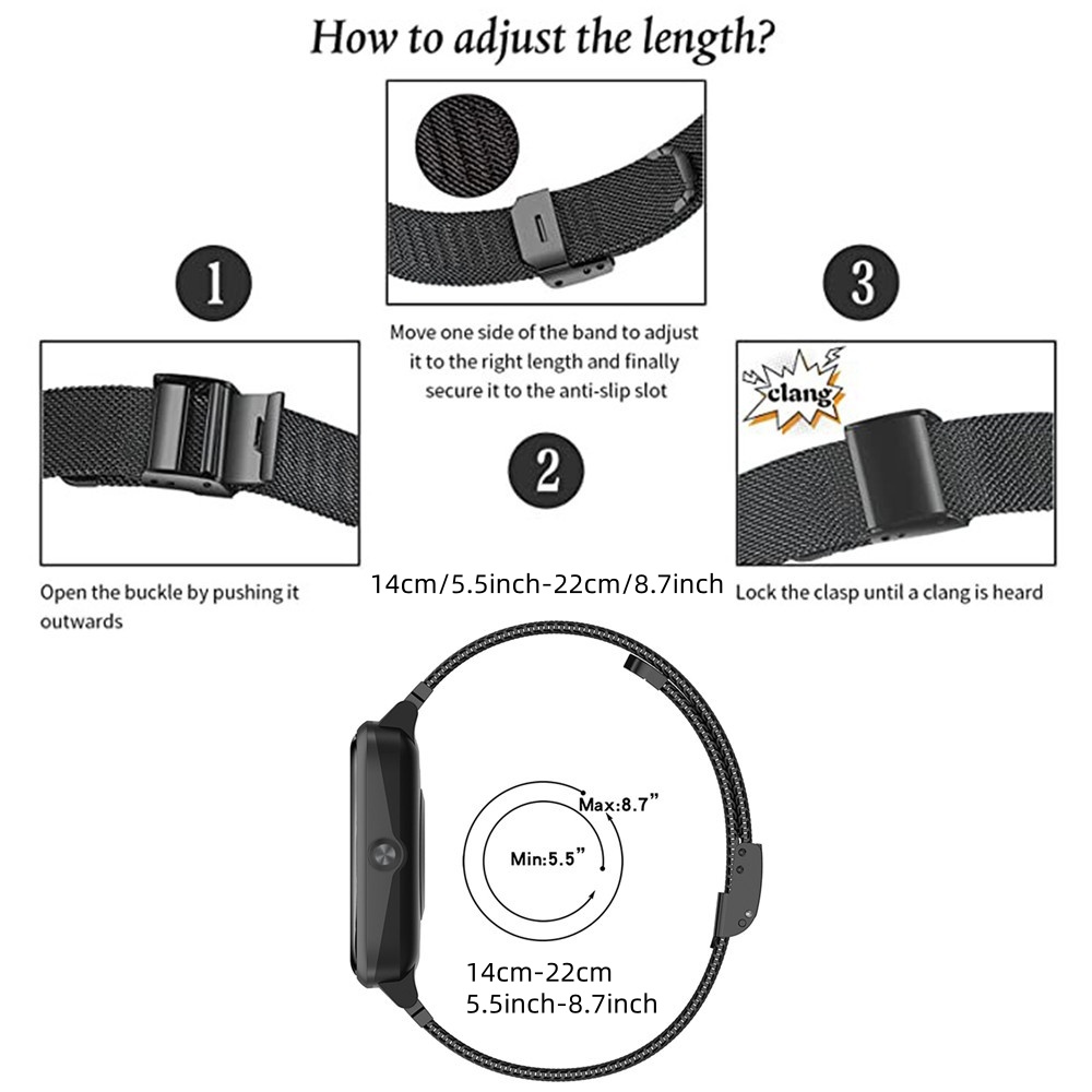 Metalowe paski do Fitbit Versa – Mesh Strap Metal recenzja i cena