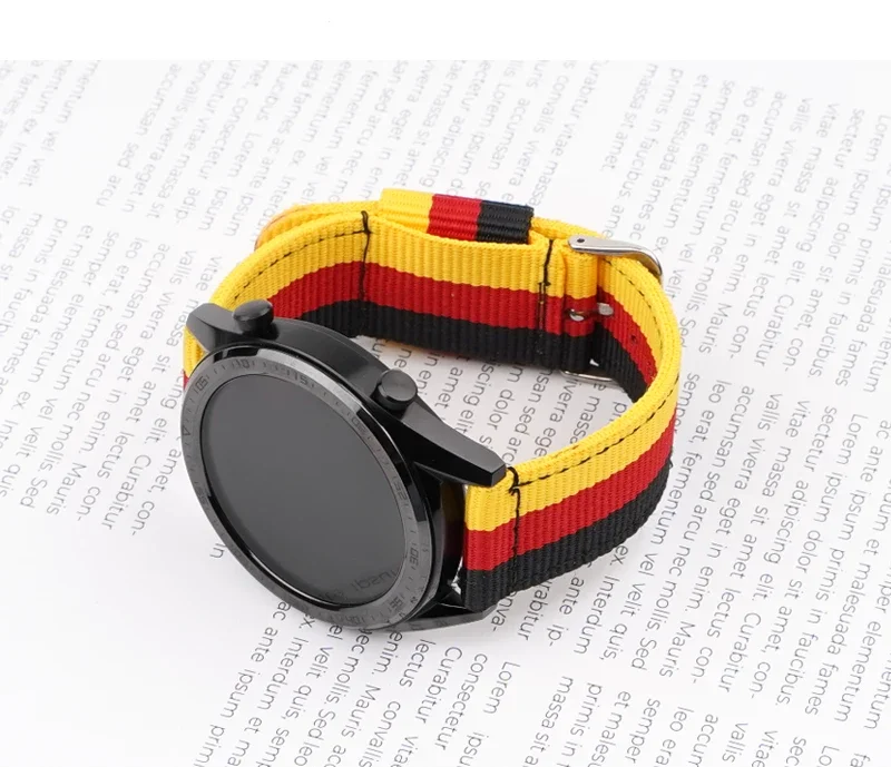 20mm 22mm Tkany nylonowy pasek – Canvas Strap Watch recenzja i cena