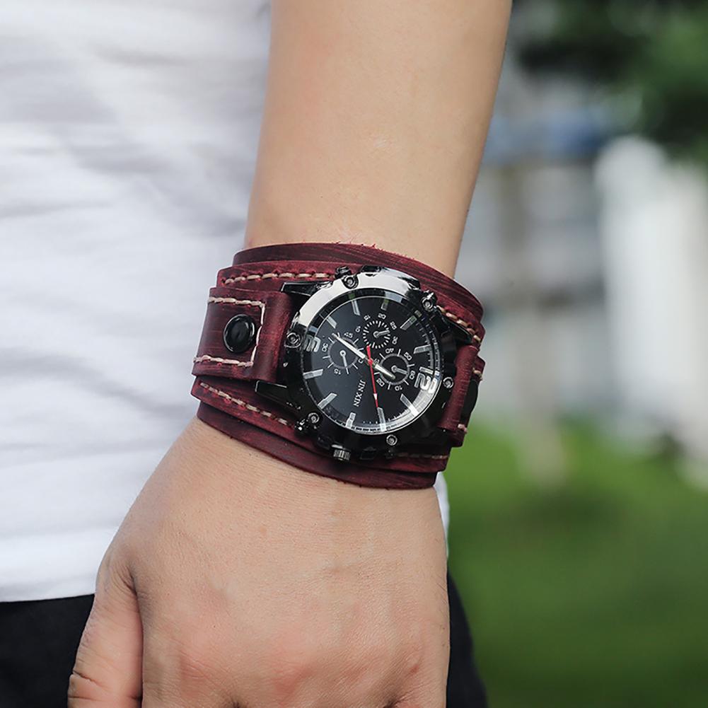 Retro męski zegarek kwarcowy z – Leather Watch Band Men recenzja i cena