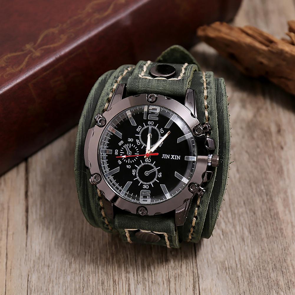 Retro męski zegarek kwarcowy z – Leather Watch Band Men recenzja i cena