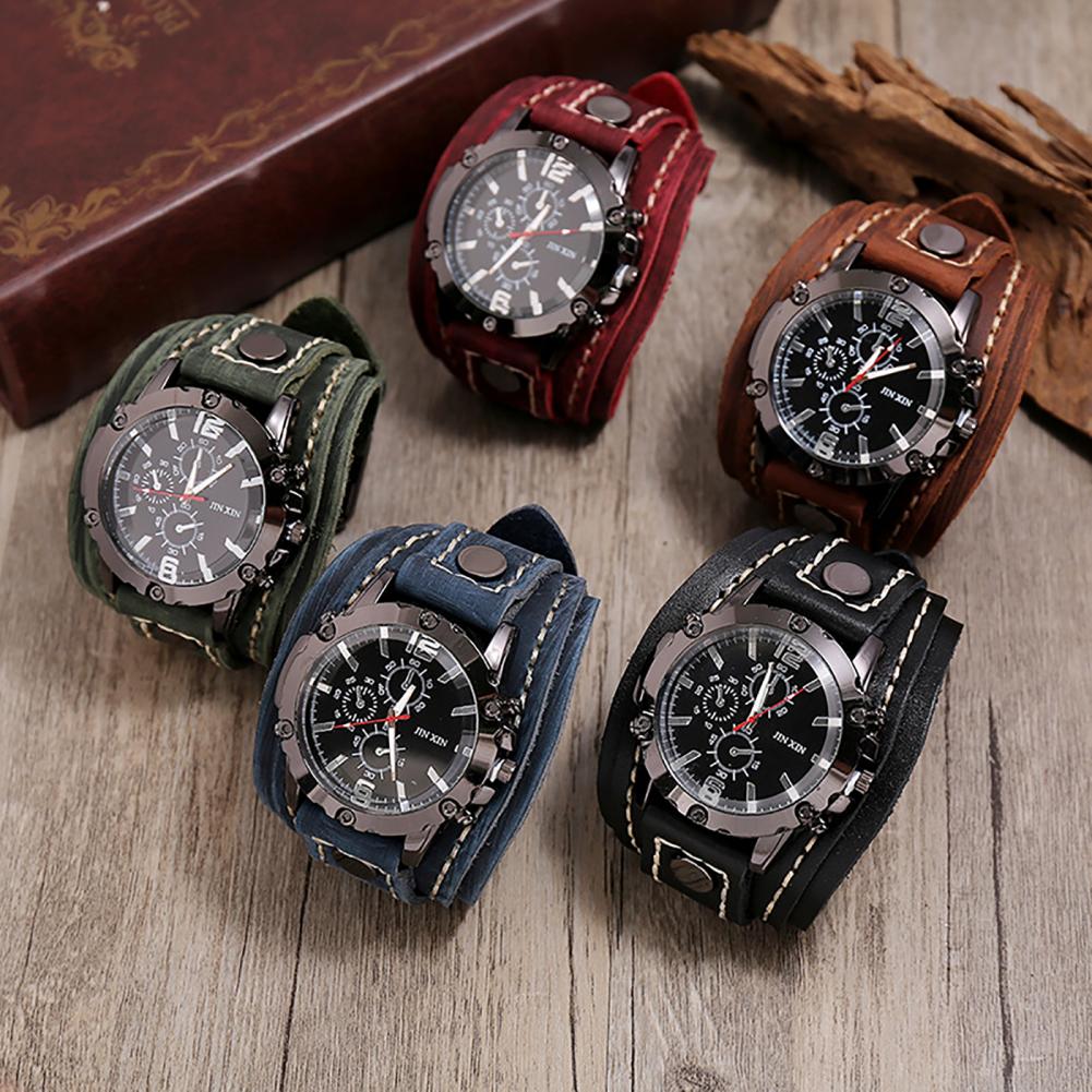 Retro męski zegarek kwarcowy z – Leather Watch Band Men recenzja i cena