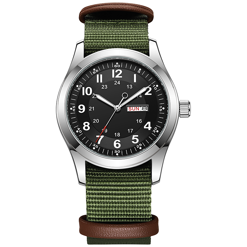 Męski zegarek 42mm z 2026 roku – Canvas Strap Watch recenzja i cena