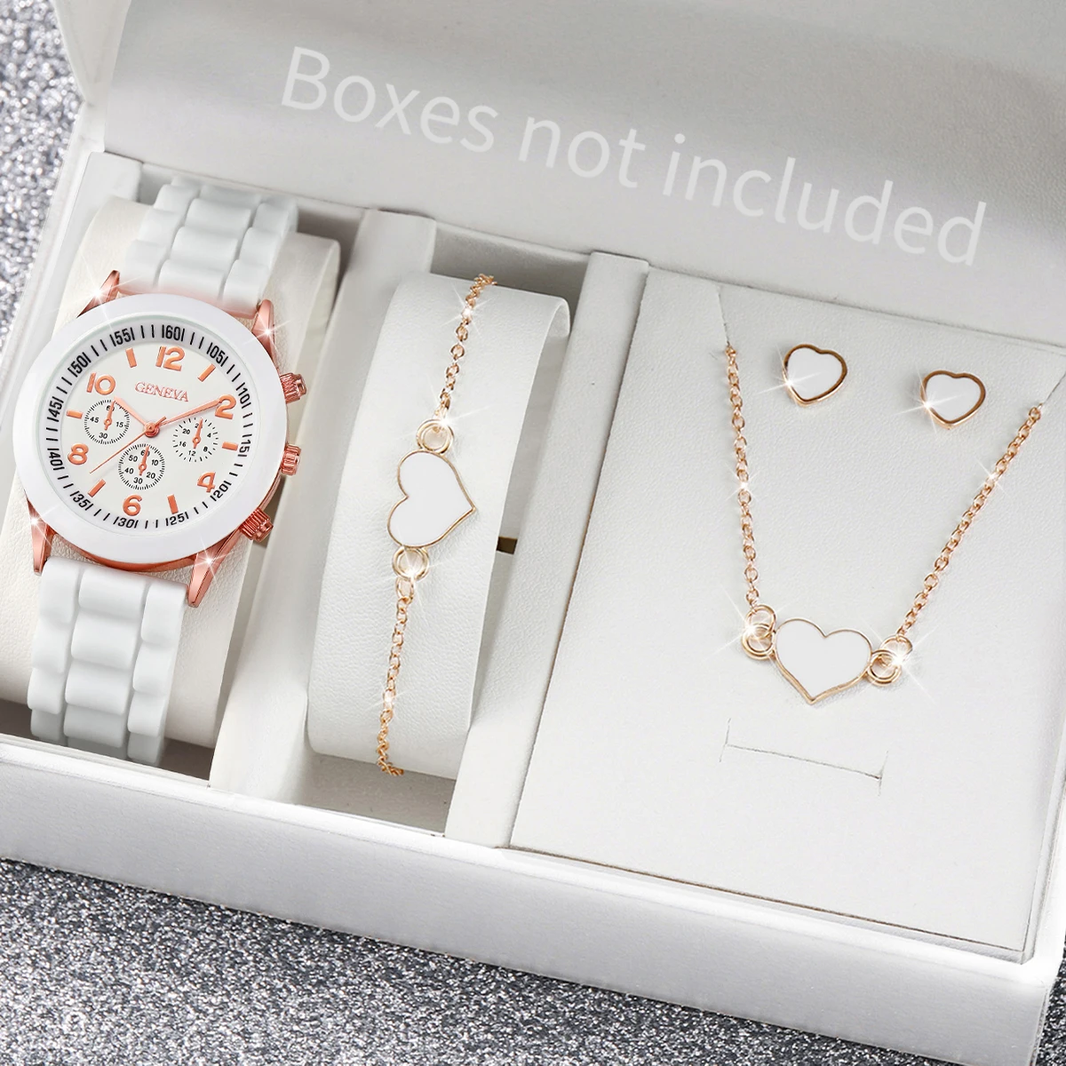 5/6 szt. Modne damskie zegarki – Silicone Band Women recenzja i cena