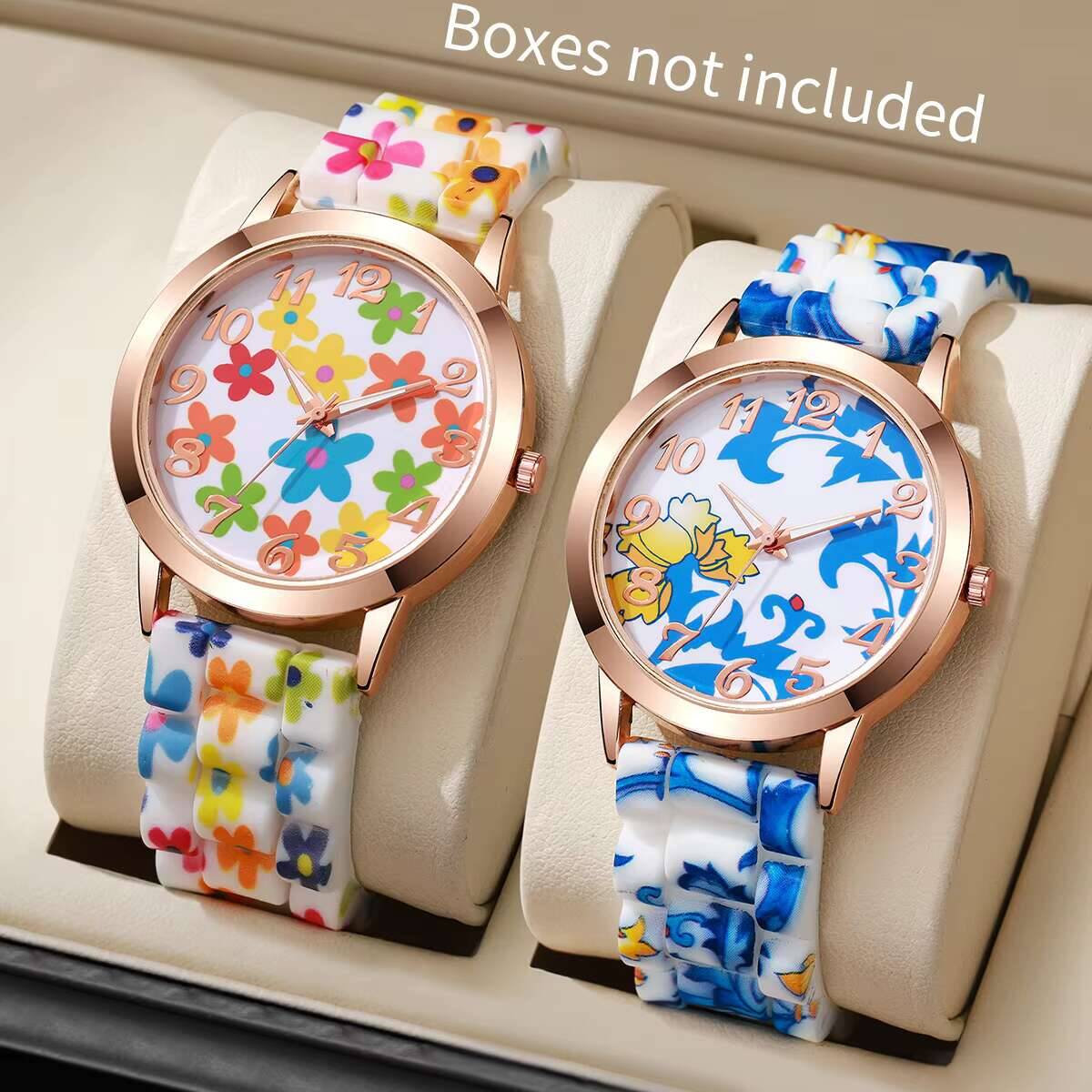 2 SZT. Modne damskie zegarki z – Silicone Band Women recenzja i cena