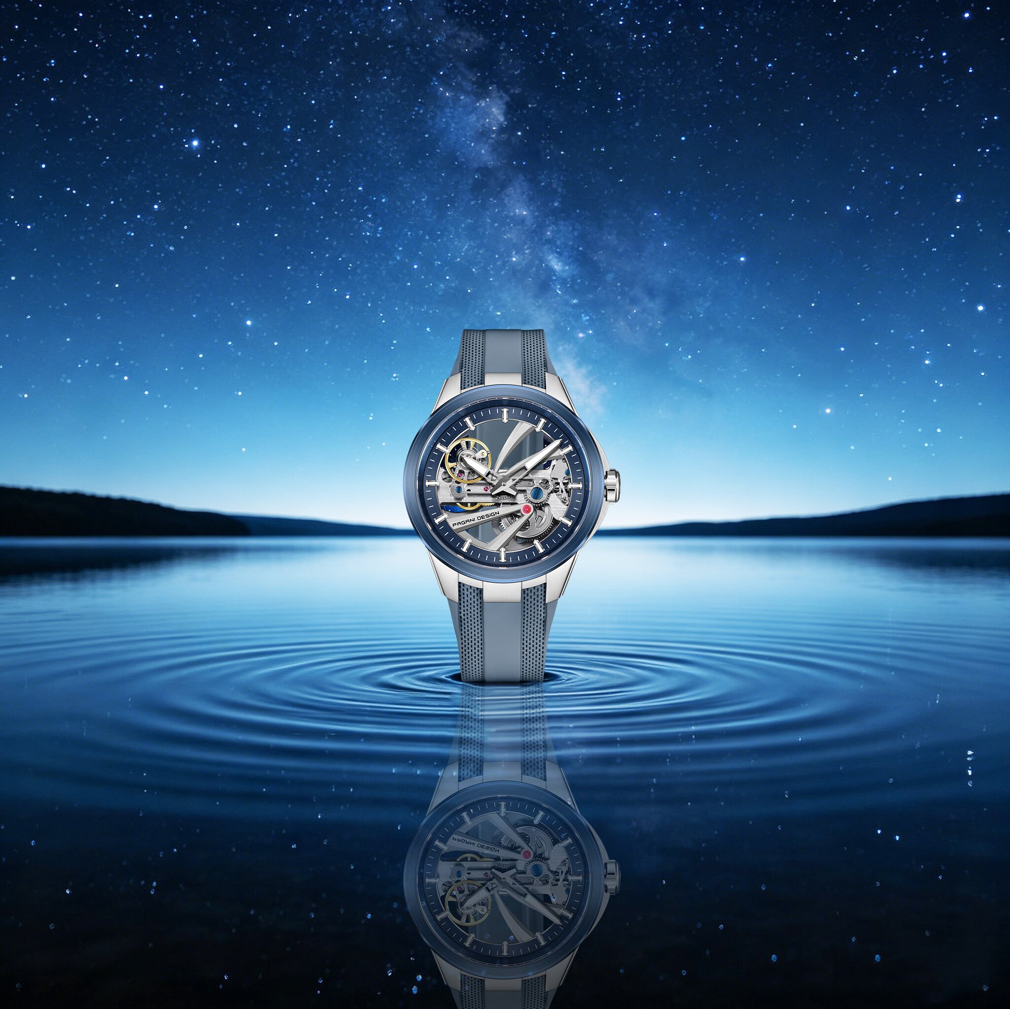 Zegarek męski PAGANI DESIGN, m – Rubber Strap Diver recenzja i cena