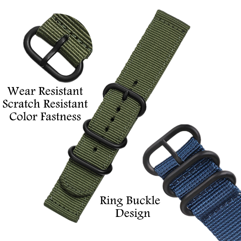 20mm 22 mm Płócienny sportowy  – Canvas Strap Watch recenzja i cena