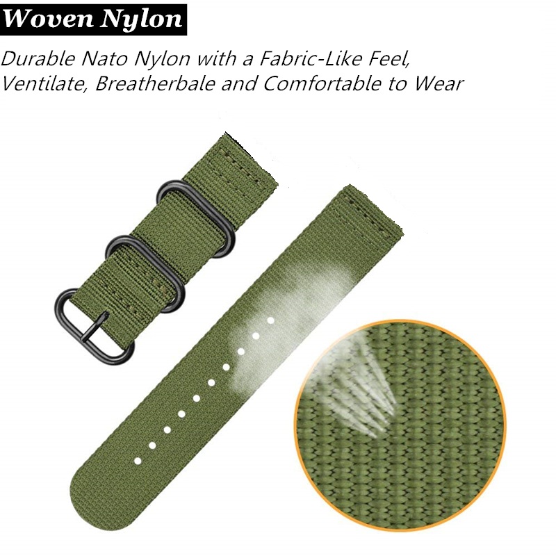 20mm 22 mm Płócienny sportowy  – Canvas Strap Watch recenzja i cena