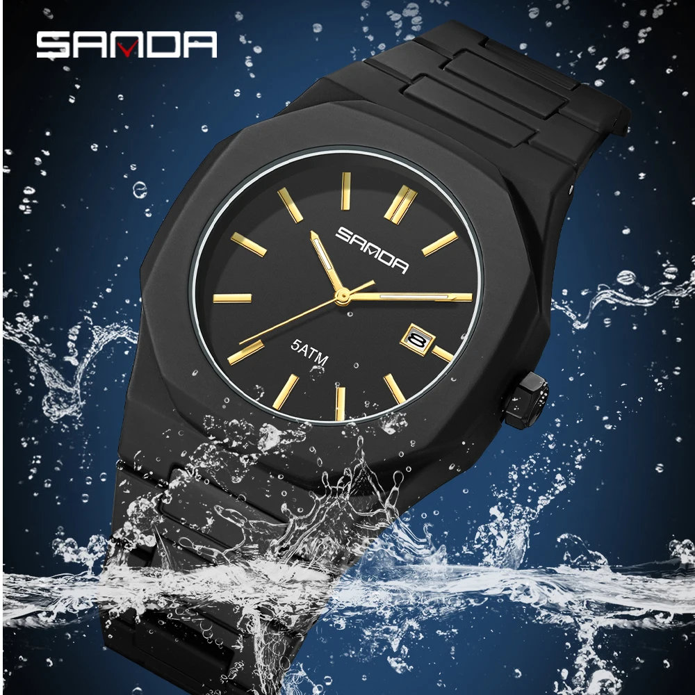 Zegarek kwarcowy SANDA Fashion – Rubber Strap Diver recenzja i cena