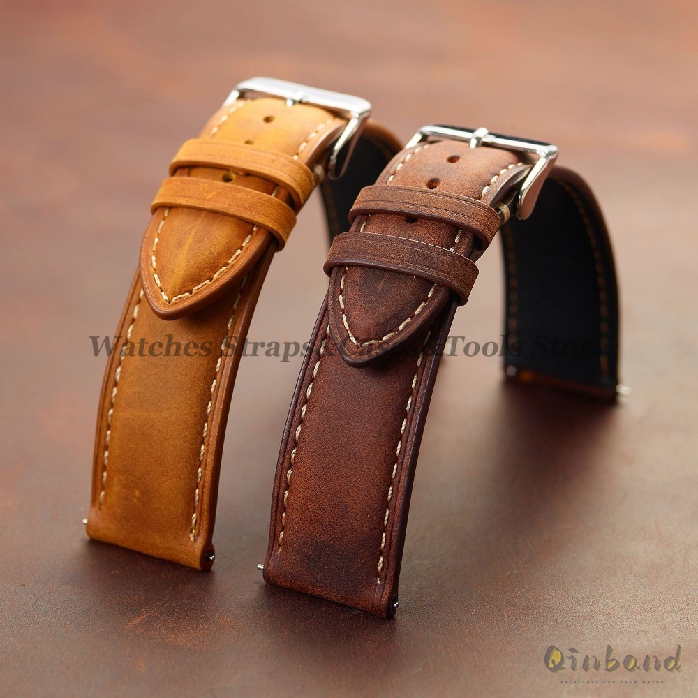 Pasek do zegarka ze skóry bydl – Leather Strap Quick Release recenzja i cena