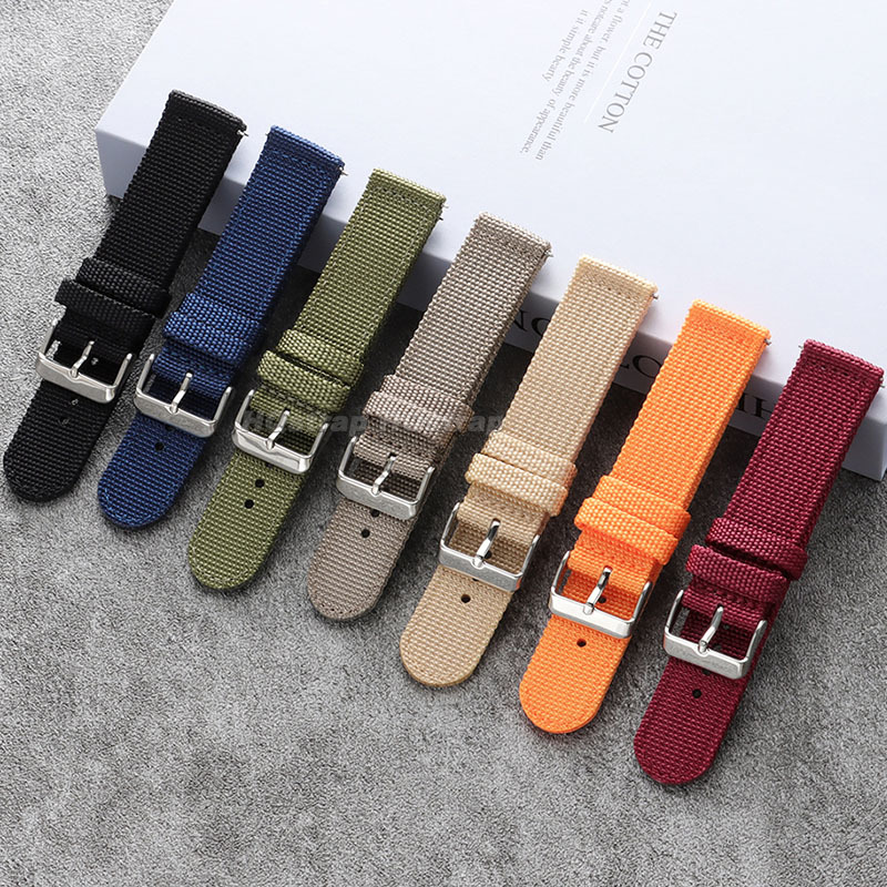 Pasek do zegarka nylonowy 18mm – Canvas Strap Watch recenzja i cena