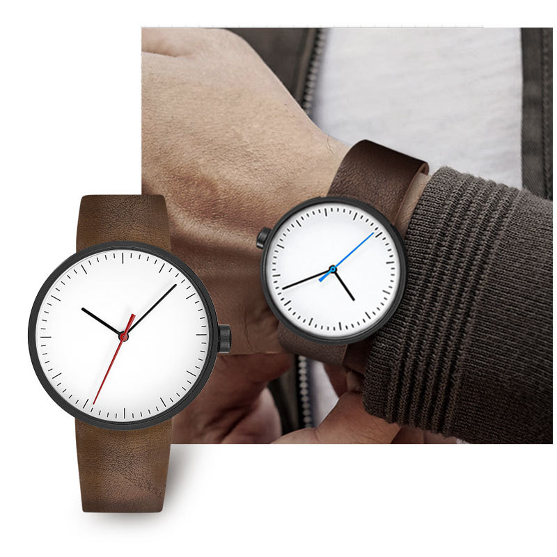 Zegarek UTHAI Męskie proste mo – Leather Watch Band Men recenzja i cena
